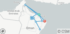  Aventura en Omán con chófer - 16 destinos 