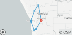  Namibia fly-in Safari - 9 destinations 