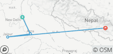  Onafhankelijk India &amp; Nepal: De Gouden Driehoek en Kathmandu - 4 bestemmingen 