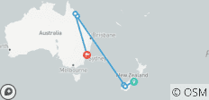  Merveilles du Pacifique Sud (de Christchurch à Sydney) (2025) - 8 destinations 