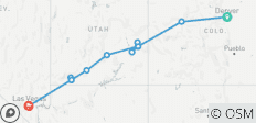  Utahs Mighty Five und die Rockies mit Rocky Mountaineer (von Denver, CO nach Las Vegas, NV) - 12 Destinationen 