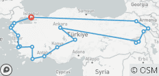  Turkey Encounters (19 Days) (including Sirince) - 22 destinations 