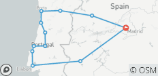  Entdeckungsreise Portugal &amp; Madrid 10 Tage Kleingruppenreise - 12 Destinationen 