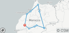  Morocco Discovery from Marrakech - 9 days - 11 destinations 