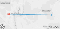  Circuito privado al Borde sur del Gran Cañón - 3 destinos 