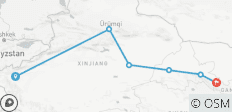  Zijderoute 8D van Kashgar naar Zhangye - 6 bestemmingen 