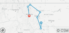  Montana: Explorando Big Sky Country con los Parques Nacionales de Yellowstone y los Glaciares (Bozeman, MT a Missoula, MT) (Alternativa) - 7 destinos 