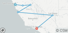  Cali Coast &amp; Yosemite From San Fran - 4 days - 6 destinations 