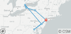  Hoogtepunten van het noordoosten van de VS - 5 dagen - 7 bestemmingen 