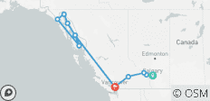  Croisière Rockies Marvel et Alaska Calgary à Vancouver (2025) - 12 destinations 