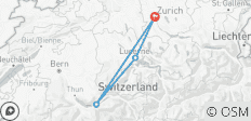  Reis naar Zwitserland met Zürich, Luzern en Interlaken (6 dagen) - 4 bestemmingen 