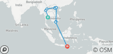  Thailand, Vietnam &amp; Bali in 18 Days: 3 Lands, 1 Journey - 10 destinations 