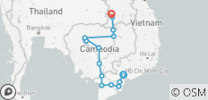  Cycle Indochina: Vietnam, Cambodia, Laos - 15 destinations 