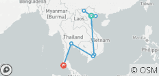  Prachtige 14-daagse reis door Vietnam en Thailand - 9 bestemmingen 