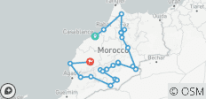  Casablanca to imperial cities/ Desert .. Private tour - 23 destinations 