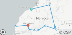  Morocco tour from casablanca 15 day - 11 destinations 