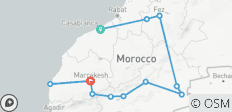  Circuit privé à Casablanca au Maroc - 15 jours - 12 destinations 