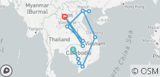  Indochina: Kambodscha, Vietnam &amp; Laos 19 Tage - 15 Destinationen 