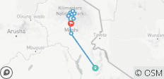  Climb Mt.Kilimanjaro via Umbwe Route - 9 destinations 