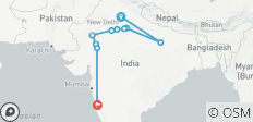  Rajasthan, Varanasi &amp; Goa - 10 Destinationen 