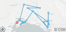  Het beste van Yukon &amp; Alaska (van/naar Anchorage) - 19 bestemmingen 
