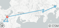  Circuit meilleur du Japon - forfait de 8 jours - 7 destinations 