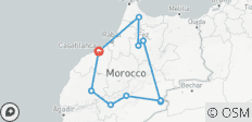  7-Days Imperial Morocco Tour From Casablanca via Chefchaouen, Fes, Marrakesh &amp; Sahara - 10 destinations 