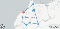  7-tägige Marokko Imperial Tour und Sahara-Wüste ab Casablanca - 10 Destinationen 