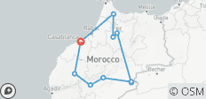 Circuit impérial de 7 jours au Maroc et désert du Sahara au départ de Casablanca - 10 destinations 