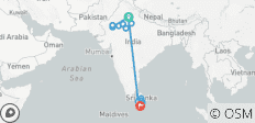  L\'expérience de l\'Inde et du Sri Lanka - 15 destinations 