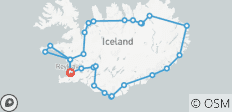  Circuit estival de 8 jours en petit groupe sur le périphérique islandais et dans les hautes terres de Landmannalaugar - 38 destinations 