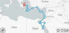  Die antiken Schätze des Mittelmeeres und des Roten Meeres - 18 Destinationen 