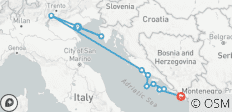  Kroatische Küste und das Beste der Adria 2026 - 10 Destinationen 