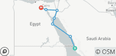  De Arabia Saudí a Egipto - 7 destinos 