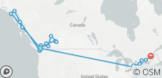  Espectaculares Rocosas, Crucero por el Paso Interior de Alaska y Aspectos Destacados del Este de Canadá 2025 - 29 Días (from Vancouver to Ciudad de Quebec) - 19 destinos 