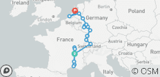  Europa Maravillosa 2025 - 25 Días (from Lyon to Amsterdam) - 22 destinos 