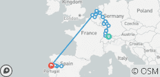  Romantischer Rhein &amp; atemberaubende Mosel mit dem unvergesslichen Douro 25 Tage (von Zürich bis Porto) - 24 Destinationen 