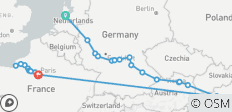  Gemas del Sena y Joyas de Europa 2025|2026 - 25 Días (from Amsterdam to París) - 24 destinos 