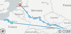  Juweeltjes van de Seine &amp; Juwelen van Europa 2025|2026 - 25 Dagen (van Parijs naar Amsterdam) - 23 bestemmingen 