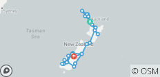  Ultimate New Zealand 2025 - 24 jours (from Auckland to Lake Tekapo) - 34 destinations 