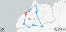  Private 10-Days Morocco Tour from Casablanca, via Chefchaouen, Fes, Desert &amp; Berber Villages - 12 destinations 