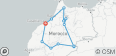  10-Days Morocco Tour from Casablanca, Via Chefchaouen, Fes, Desert, Berber Villages - 12 destinations 