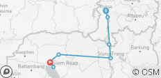  Cycle Southern Laos to Angkor Wat - 8 destinations 