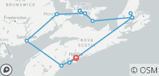  Encantadoras Maritimas Canadienses (9 días, traslado al aeropuerto de Halifax y al hotel después del viaje) - 14 destinos 