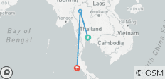  Ontdek de wonderen van Thailand in 10 dagen - privéreis - 3 bestemmingen 