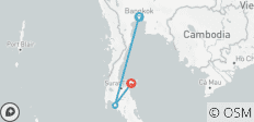  Beleef Bangkok, Krabi &amp; Samui – een privé-rondreis – 10 dagen - 3 bestemmingen 