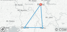  5 Day Cultural Adventure of Kyoto, Osaka &amp; Nara - 4 destinations 