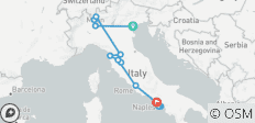  14 Tage Italien Highlights Tour Paket - Venedig, Mailand, Florenz, Rom &amp; Neapel - 14 destinations 