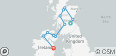  Ontdek Schotland &amp; Ierland met de Koninklijke Edinburgh Militaire Taptoe (Edinburgh naar Dublin) (2025) - 11 bestemmingen 