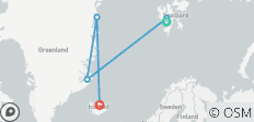  SPITZBERGEN - NORDOST-GRÖNLAND - ISLAND - Nordlichter, Inuit und lange Wanderungen - 5 Destinationen 
